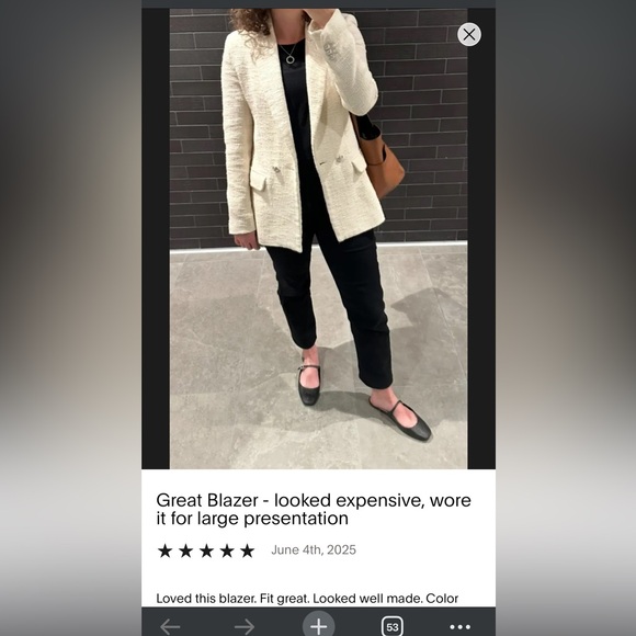 Maje Textured Cream Jacket - Picture 8 of 16